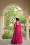 Ka 1271 Georgette Bandhani Print Work Navratri Gown Collection